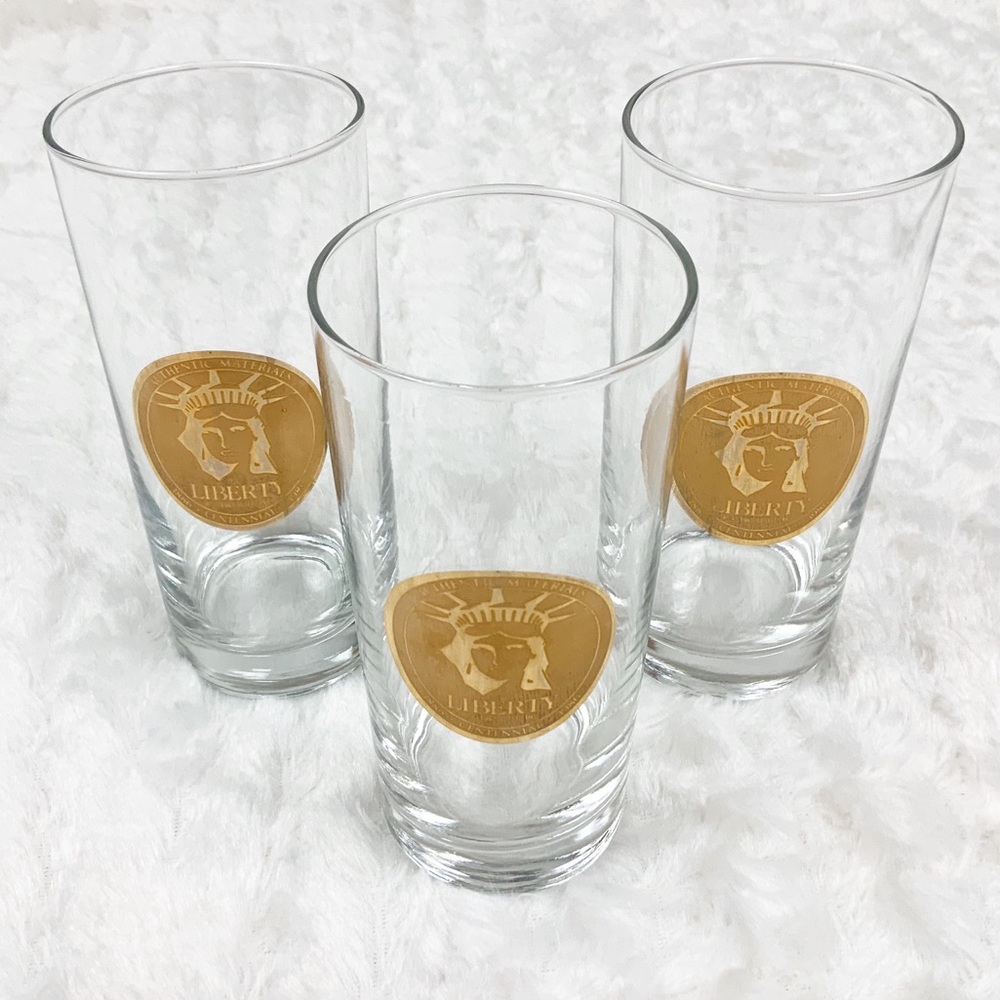 Vintage 1986 Centennial Statue of Liberty glasses